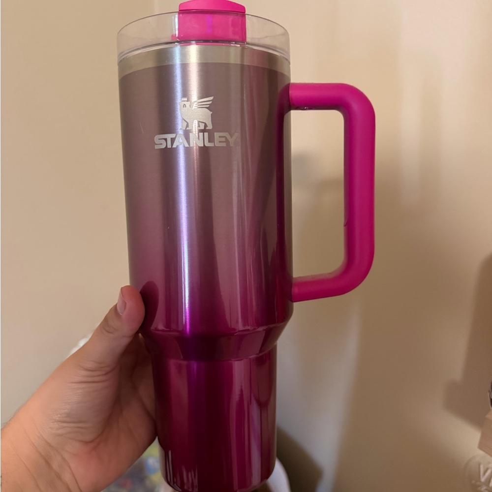 Stanley Magenta Travel Mug with Handle